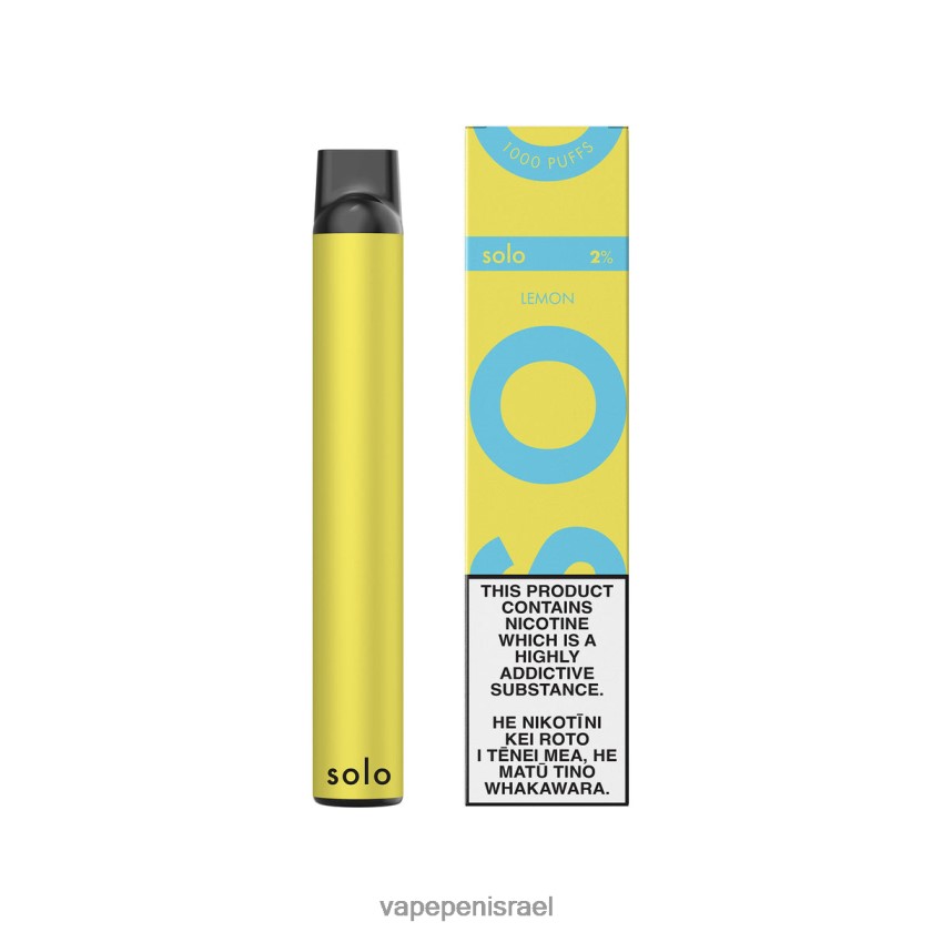 E Cigarette Liquid - Solo ואפי חד פעמי לִימוֹן 2RHF8615