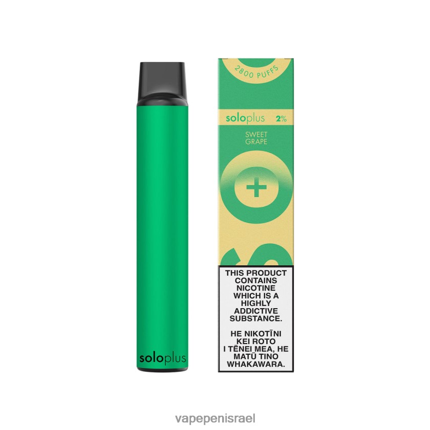 E Cigarette Liquid - Solo Plus קולקציית vape paradise חד פעמית ענבים מתוקים 2RHF8640