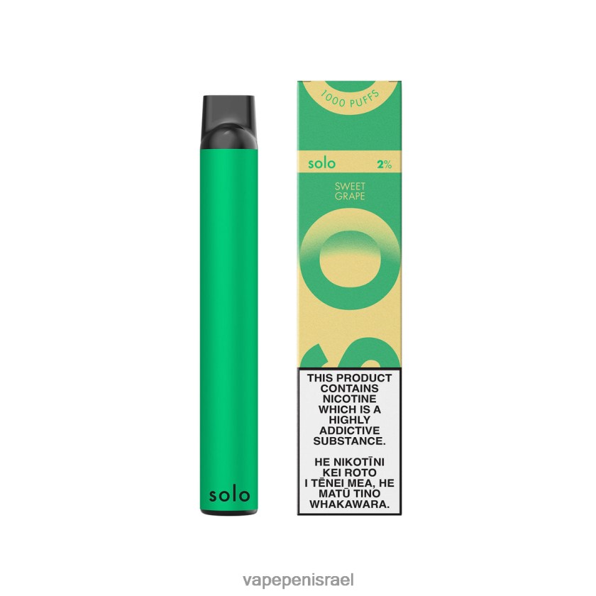 E Cigarette Liquid - Solo קולקציית vape paradise חד פעמית ענבים מתוקים 2RHF8620