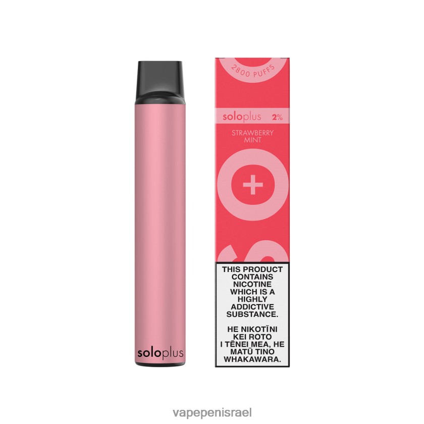 Vape Israel - Solo Plus ואפי חד פעמי מנטה תות 2RHF8626