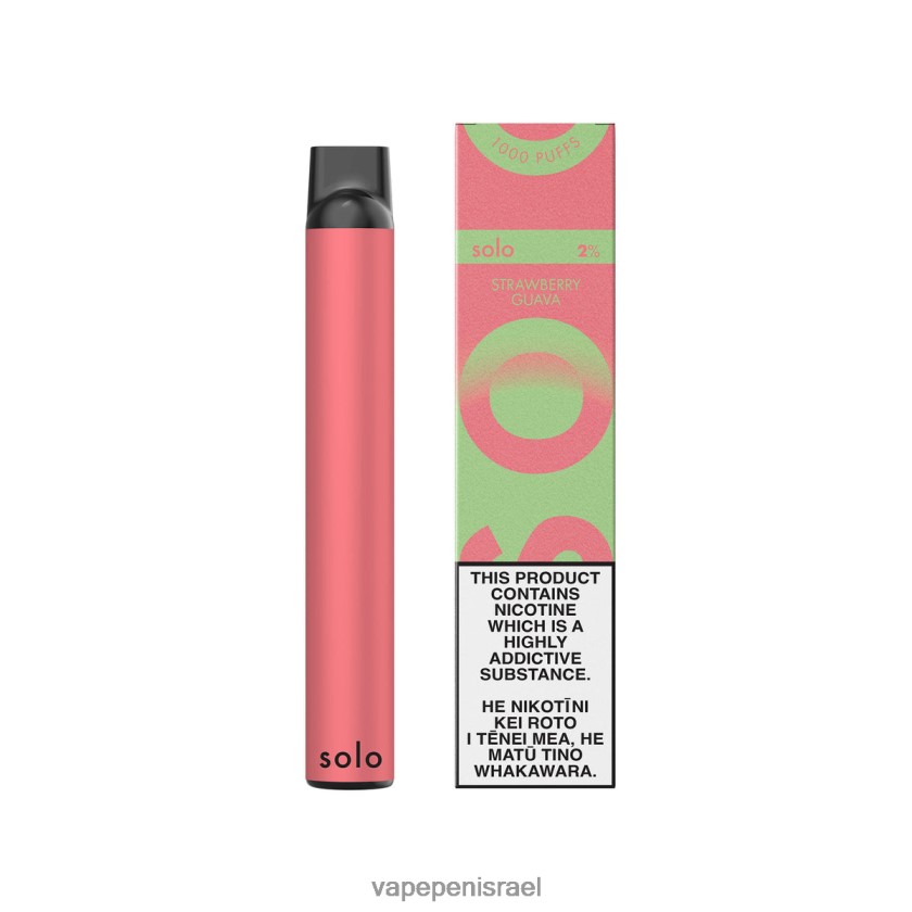 Vape Israel - Solo קולקציית vape paradise חד פעמית גויאבה תותים 2RHF8621