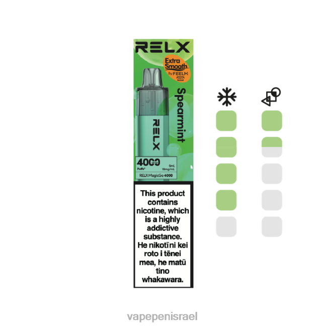 Vape Juice Israel - RELX MagicGo 4000 וואפ חד פעמי נַענַע 0D04Z3