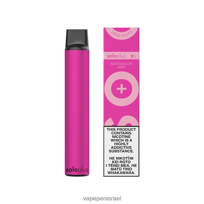 Vape Juice Israel - Solo Plus ואפי חד פעמי נענע אבטיח 2RHF8628