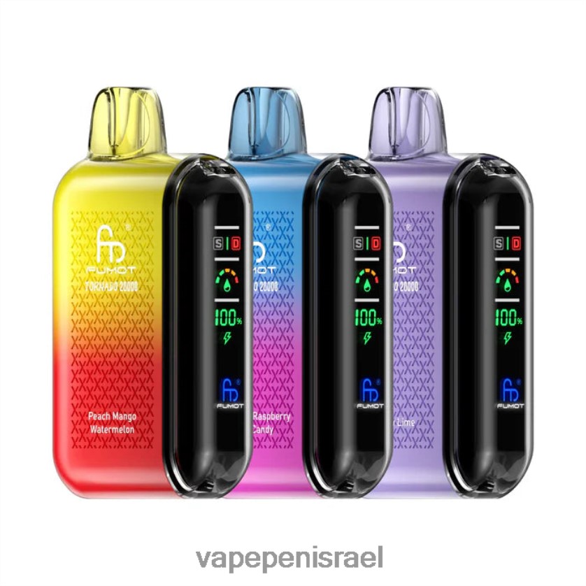 Disposable Vape Israel - Fumot Tornado 20,000 אדים חד פעמיים בִּלעָדִי LTLF0617