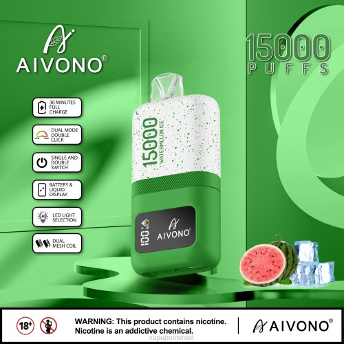 E Cigarette Liquid - Aivono AIM magic 15,000 P4D2670 קרח אבטיח