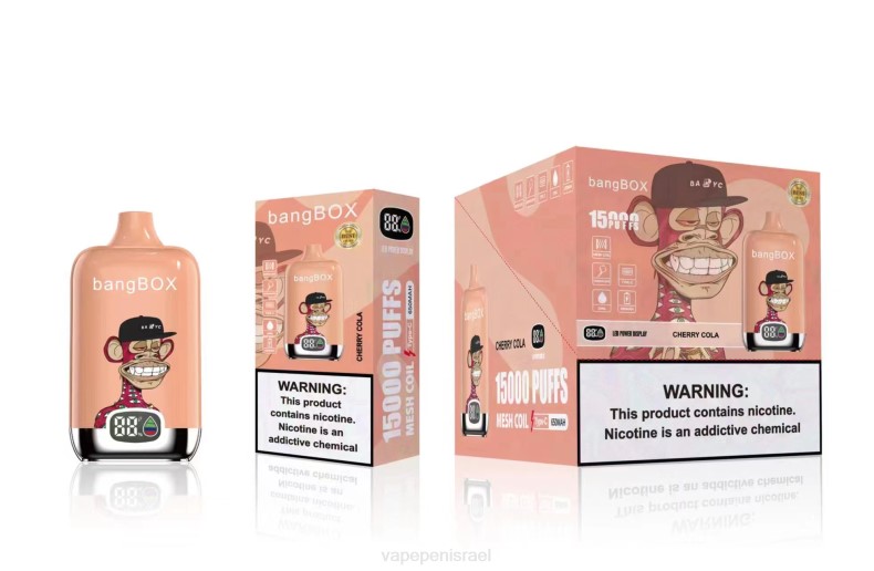 E Cigarette Liquid - Bang Box 15000 שאיפות קולה דובדבן 8X0240