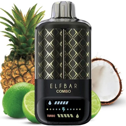 E Cigarette Liquid - Elf Bar Combo 25,000 ליים ואננס LNJHNR5