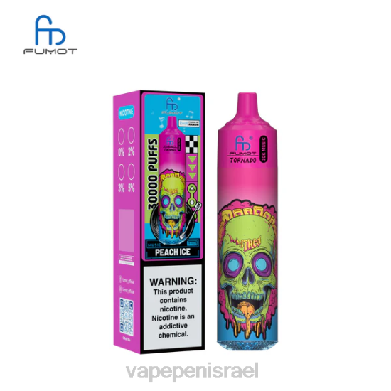 E Cigarette Liquid - Fumot Tornado מוזיקה של 30 אלף קרח אפרסק NF8L20