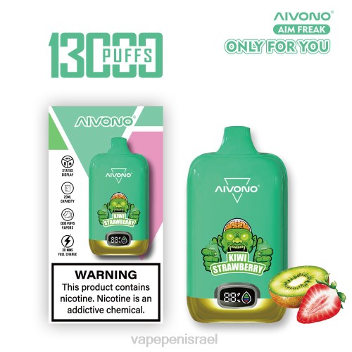 Vape Israel - Aivono AIM FREAK 13000 P4D26246 תות קיווי