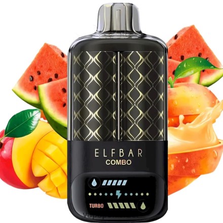 Vape Israel - Elf Bar Combo 25,000 מנגו אפרסק ואבטיח LNJHNR6
