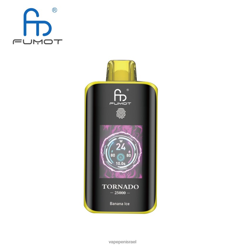 Vape Israel - Fumot Tornado 25000 וואפ חד פעמי קרח בננה LTLF061