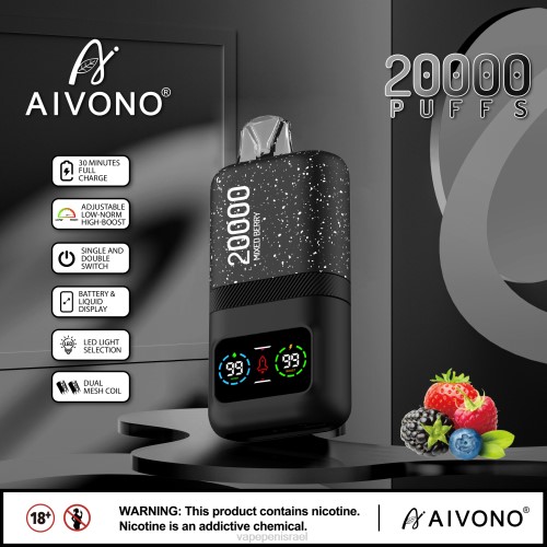 Vape Juice Israel - Aivono AIM magic 20000 P4D2678 ברי מעורב