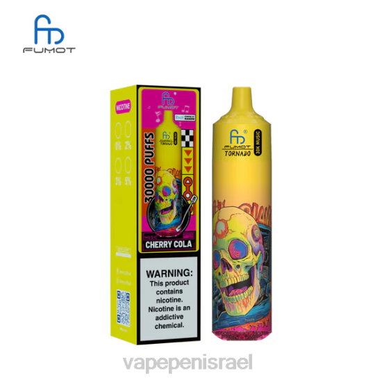 Vape Juice Israel - Fumot Tornado מוזיקה של 30 אלף קולה דובדבן NF8L8