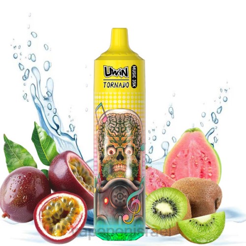 Vape Juice Israel - UWIN CRYSTAL ואפי חד פעמי 35k P4D26388 קיווי פסיפלורה גויאבה