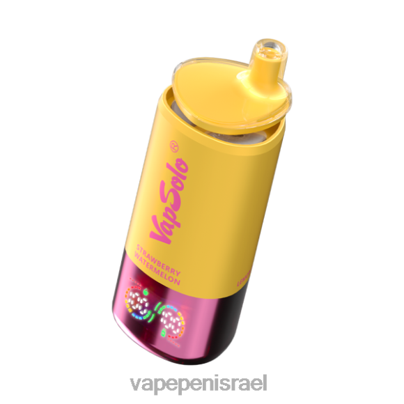Vape Juice Israel - VapSolo Triple 30000 שאיפות F6BFF8 פירות טרופיים ואבטיח תות ואפרסק לימון