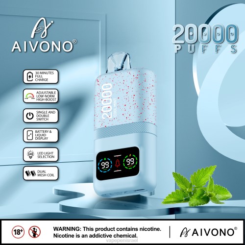 Vape Pen - Aivono AIM magic 20000 P4D2684 מנטה קרירה