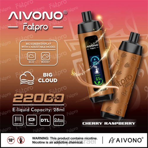 Vape Pen - Aivono Fatpro 22000 P4D264 פטל דובדבן