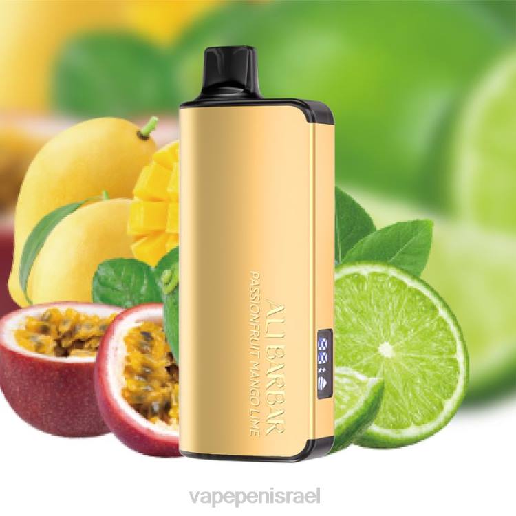 Vape Pen - Alibarbar Ingot 20,000 אדים חד פעמיים מנגו פסיפלורה ליים 226439