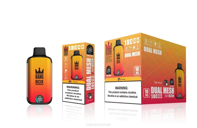Vape Pen - Bang Box 18000 שאיפות דם נמר 8X0294