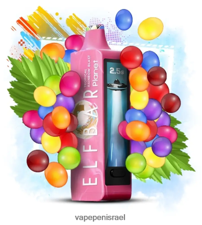 Vape Pen - Elf Bar Planet 25,000 פיצוץ קשת טרופי LNJHNR29