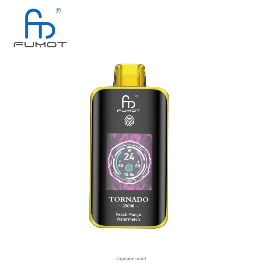 Vape Pen - Fumot Tornado 25000 וואפ חד פעמי אבטיח מנגו אפרסק LTLF069