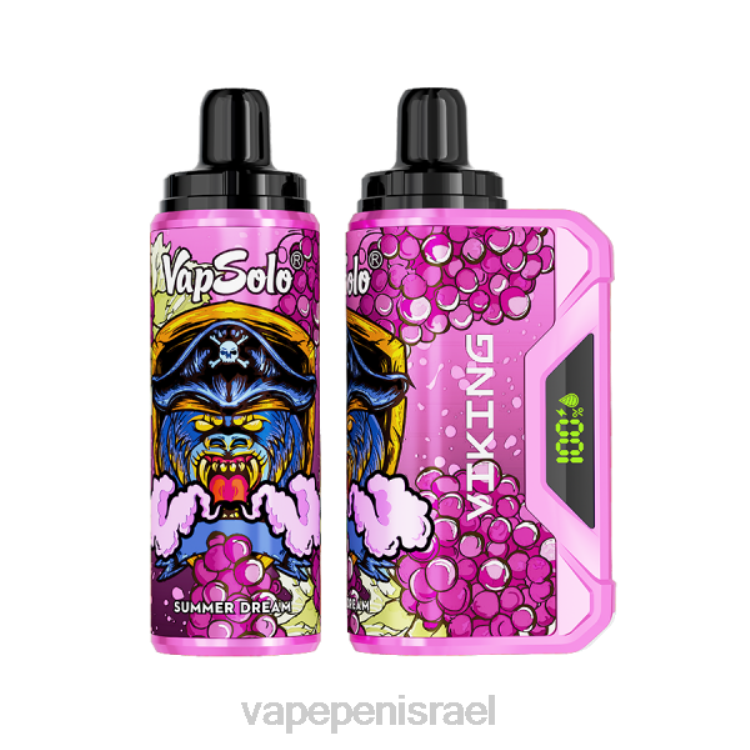 Vape Pen - Vapsolo VIKING ואפי חד פעמי חלום קיץ 2264159