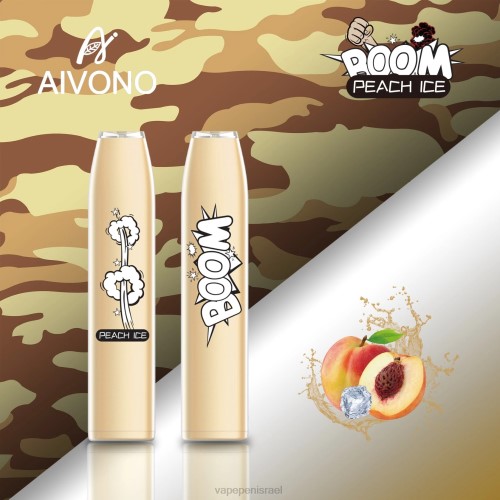 Disposable Vape Israel - Aivono AIM BOOM 600 P4D26362 קרח אפרסק