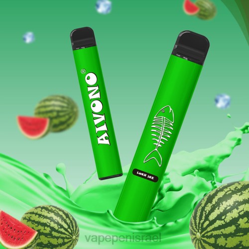 Disposable Vape Israel - Aivono AIM FISHBONE 600 P4D26277 קרח שופע