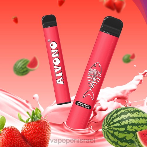 Disposable Vape Israel - Aivono AIM FISHBONE 600 P4D26282 אבטיח תות