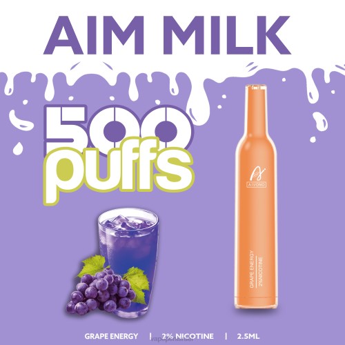 E Cigarette Liquid - Aivono AIM MILK 500 P4D26265 אנרגיית ענבים