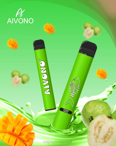 Vape Juice Israel - Aivono AIM FISHBONE 600 P4D26283 גויאבה מנגו
