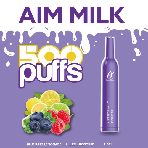 Vape Pen - Aivono AIM MILK 500 P4D26264 לימונדה כחולה ראז