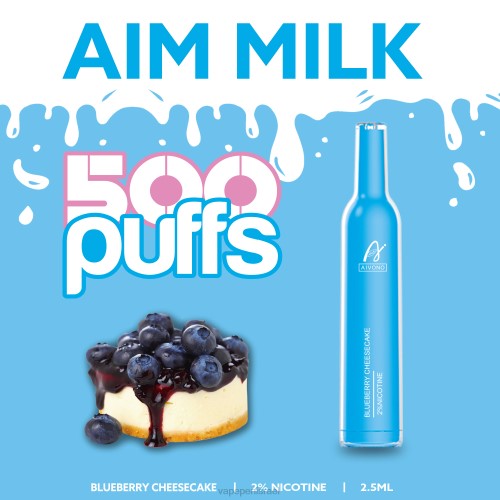 Vape Pen - Aivono AIM MILK 500 P4D26274 עוגת גבינת אוכמניות