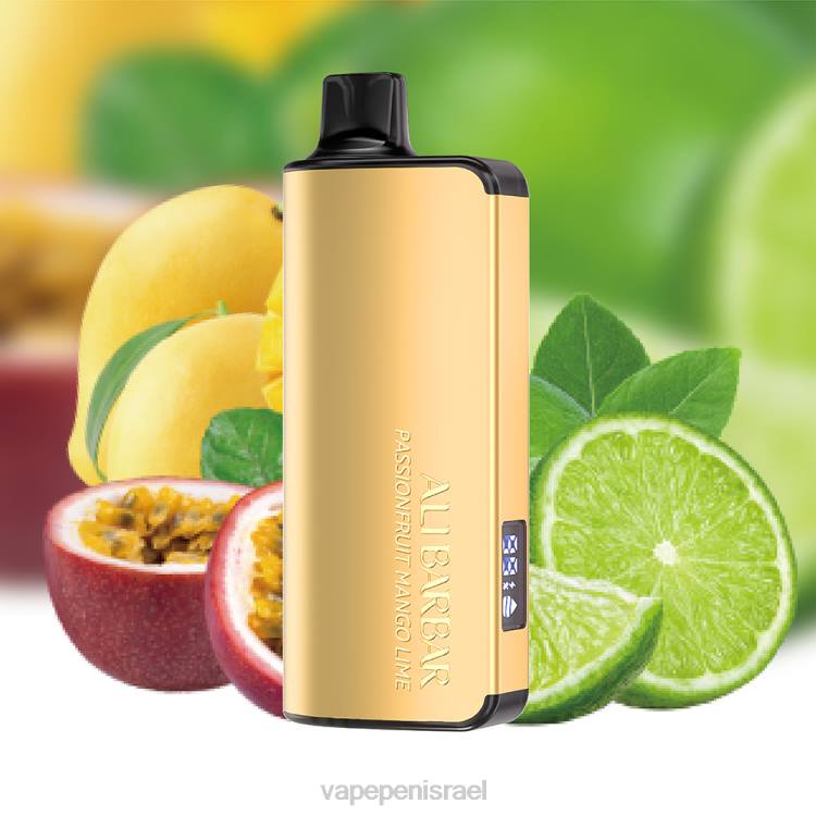 Disposable Vape Israel - Alibarbar Ingot 9000 וואפ חד פעמי מנגו פסיפלורה ליים 226422