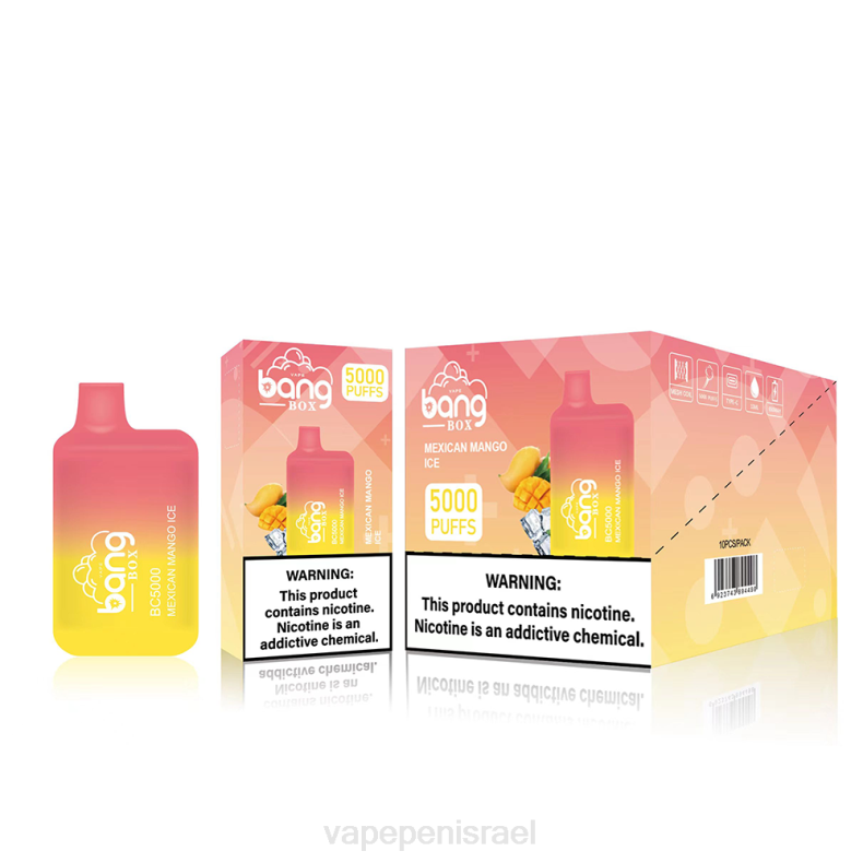 Disposable Vape Israel - Bang Box bc5000 חַד פַּעֲמִי 8X0287