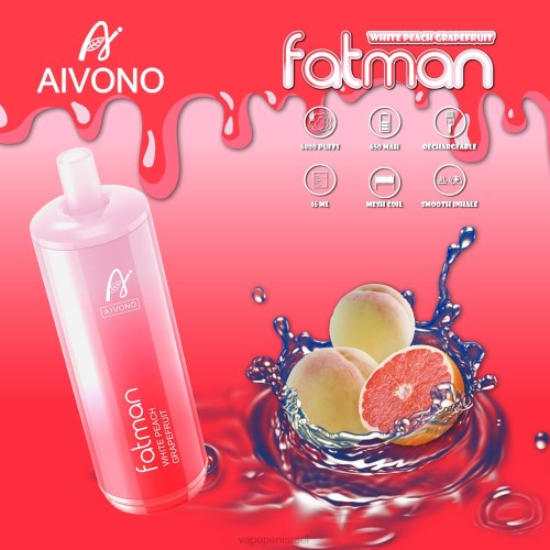 E Cigarette Liquid - Aivono FATMAN 6800 P4D2625 אֶשׁכּוֹלִיוֹת