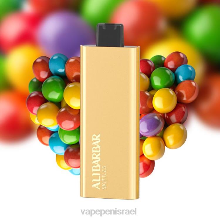 E Cigarette Liquid - Alibarbar Pandora 7000 וואפ חד פעמי ממתק קשת בענן 226460