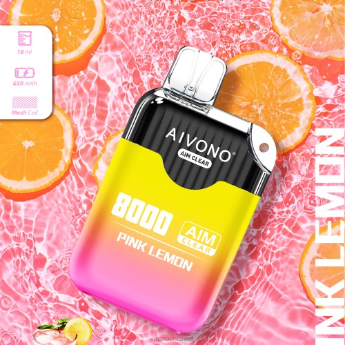 Vape Israel - Aivono AIM CLEAR 8000 P4D26211 לימון ורוד