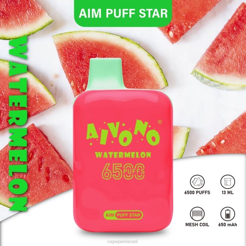 Vape Israel - Aivono AIM PUFF STAR 6500 P4D26291 אֲבַטִיחַ