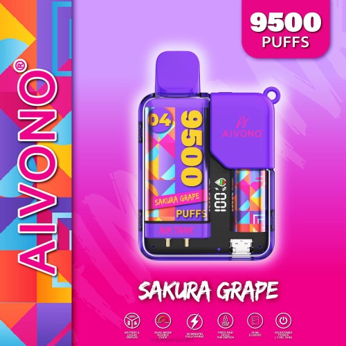 Vape Israel - Aivono AIM TANK 9500 P4D2636 ענבי סאקורה