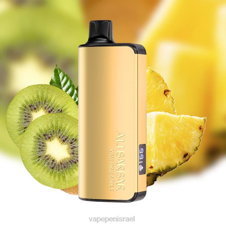 Vape Israel - Alibarbar Ingot 9000 וואפ חד פעמי אננס קיווי 226421