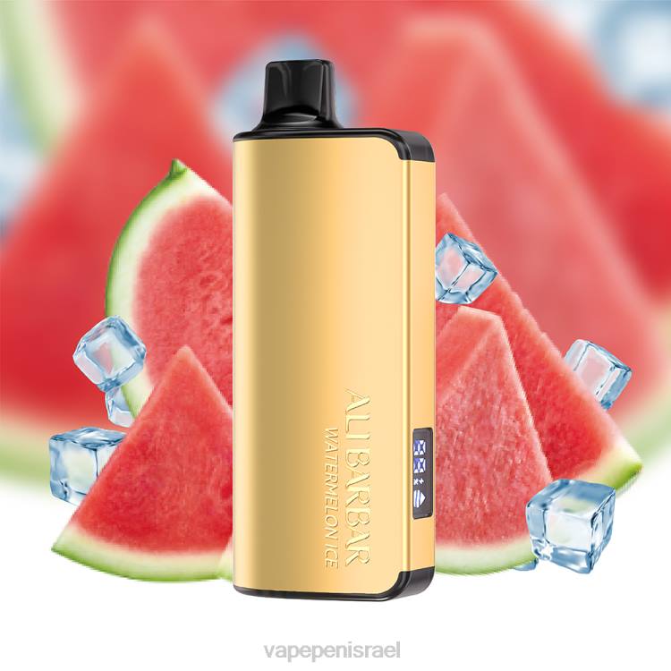 Vape Israel - Alibarbar Ingot 9000 וואפ חד פעמי קרח אבטיח 226426
