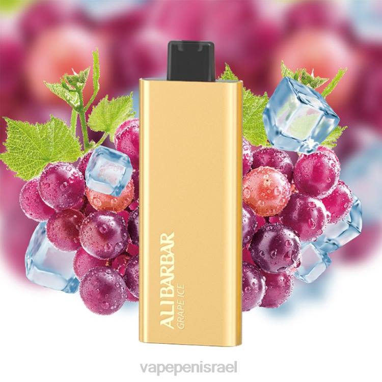 Vape Israel - Alibarbar Pandora 7000 וואפ חד פעמי קרח ענבים 226456