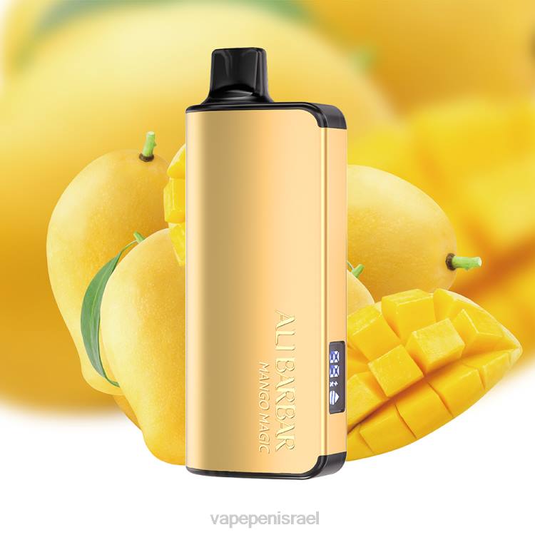 Vape Pen - Alibarbar Ingot 9000 וואפ חד פעמי קסם מנגו 226429