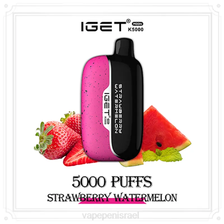 Vape Pen - IGET Moon k5000 6JZL9 אבטיח תות