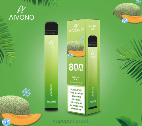 Disposable Vape Israel - Aivono AIM PLUS 800 P4D26187 קרח מלון