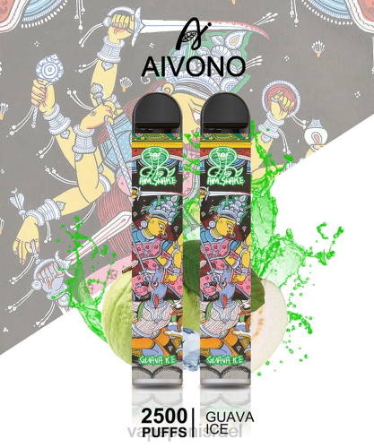 Disposable Vape Israel - Aivono AIM SNAKE 2500 P4D26307 קרח גויאבה