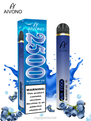 Disposable Vape Israel - Aivono AIM STICK 2500 P4D26152 קרח אוכמניות