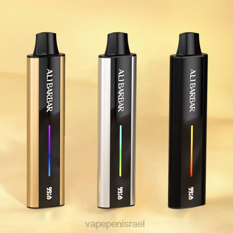 Disposable Vape Israel - Alibarbar Flare ואפי למילוי חוזר לימון ליים 226472