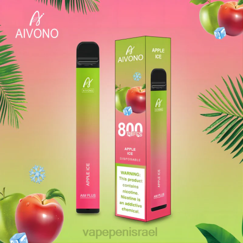 E Cigarette Liquid - Aivono AIM PLUS 800 P4D26170 קרח תפוח